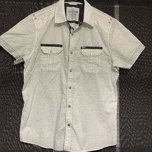 Men’s White Guess Dress Shirt